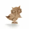 Deck Centerpiece Wooden Effect Owl Made of Driftwood Piece