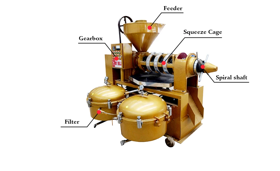 Hongde Grain And Oil Machinery Co., Ltd. tech small palm kernel oil extracting machine