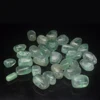 Natural Green Fluorite tumbled stones polished tumbled gemstone for supply