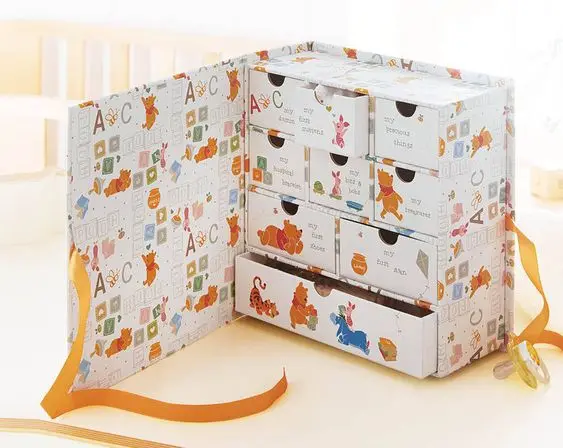 baby keepsake box with drawers