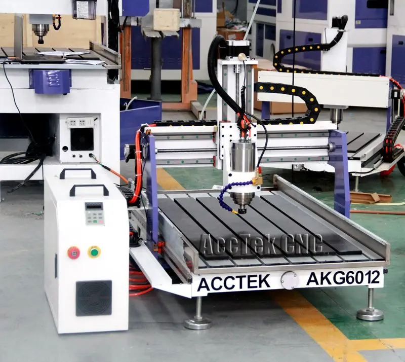Mini Acrylic Cutting Machinery Wood Engraving CNC Router Machine 6012
