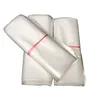 Factory directly provide high transparency clear printed pe plastic poly flat bag