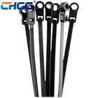 Mounting Ties 6inch 50LBS Black Mountable head ties