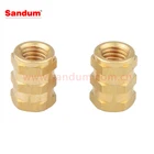 M4 Knurled Nut Brass High Strength Hex Nuts