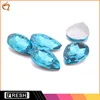 Blue zircon single stone earring designs ,fancy stone buttons