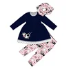 kids wear sets bulk wholesale clothes cow embroidery outfits fall girls clothing