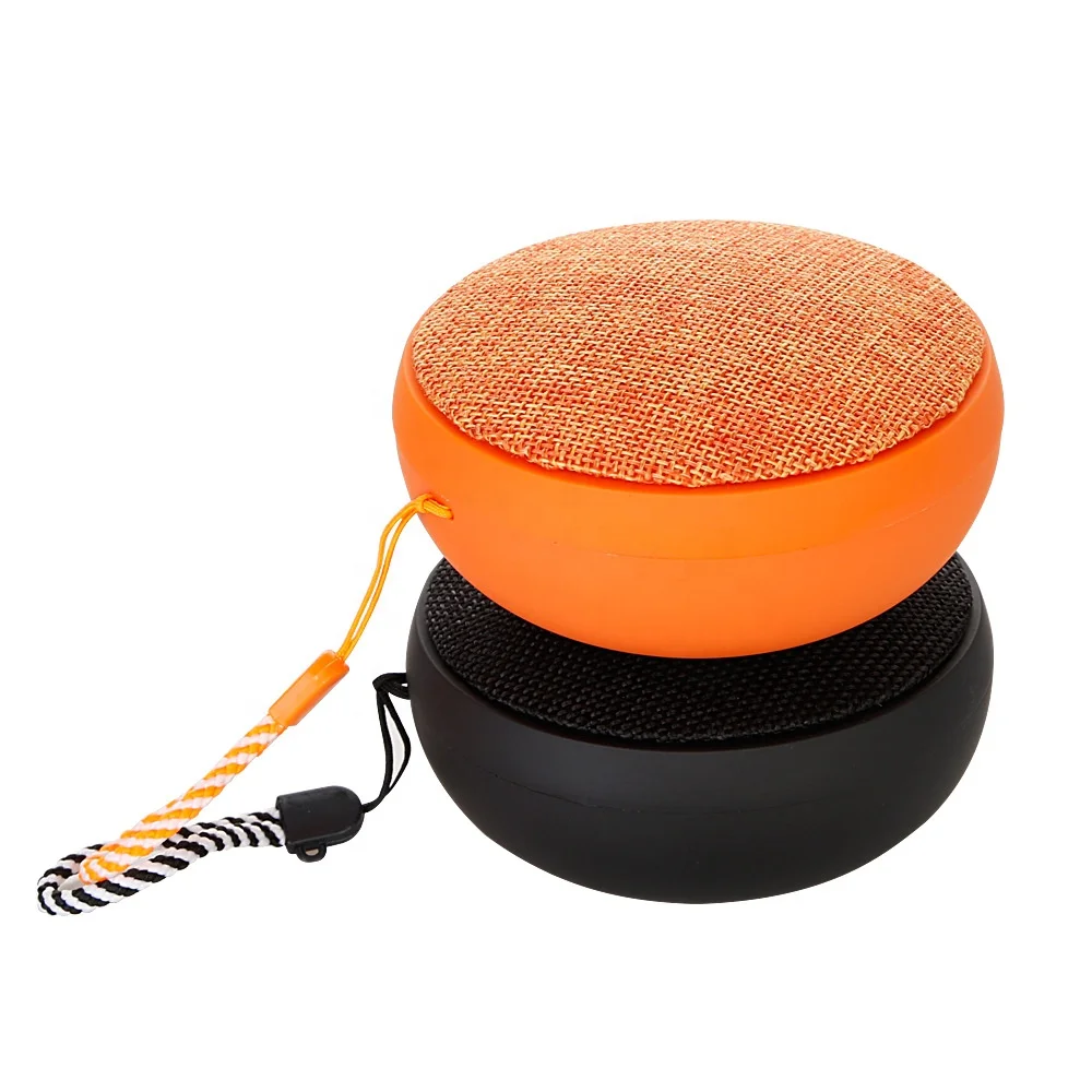 2019 Hot Selling Colorful Cloth Fabric Portable Handsfree Mini Bluetooth Speaker with Lanyard - ANKUX.COM