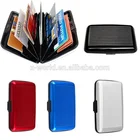 Aluminum plastic Bankcard Blocking Hard Case Wallet Credit Card Anti-RFID Scanning Protect Holder Card Case
