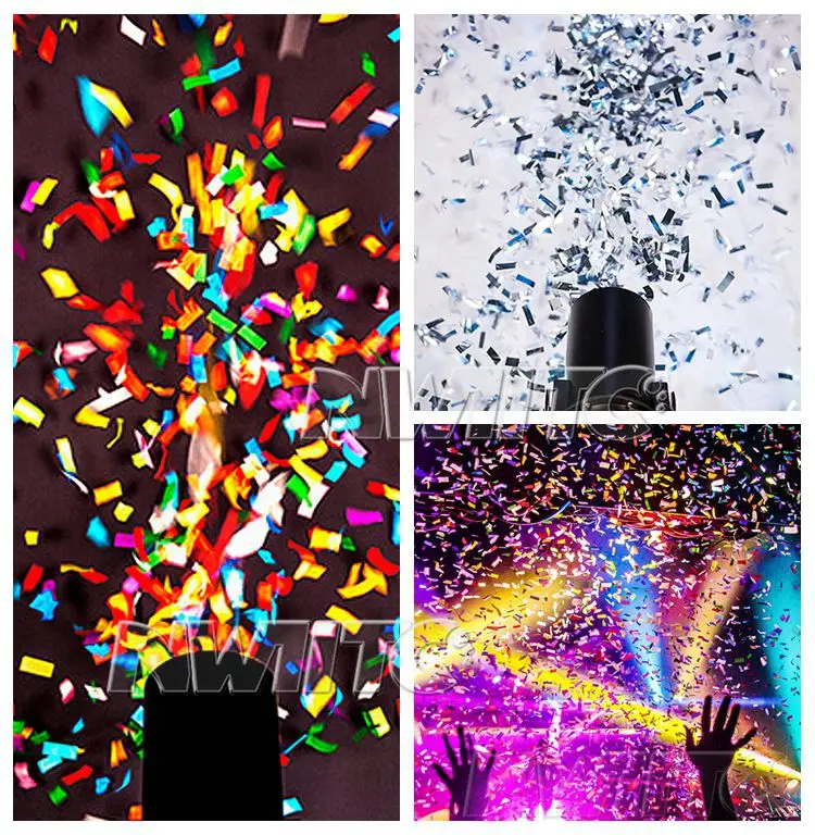 DMX Remote 1200w LED RGB 3IN1 making paper blower maker cannon confetti machine 