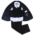 Factory price 100% Polyester Single Breasted Baby Dress Suits For Boys Three Piece Set Boy Clothes