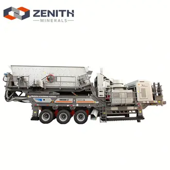Environmentally friendly KE500C55-4 small hard rock mobile crushing plant for sale in canada