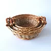 2018 modern handmade gifts wrap basket willow wicker rattan tray