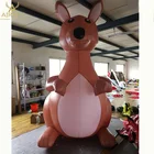 Festive decorations Christmas inflatable kangaroo, giant inflatable kangaroo