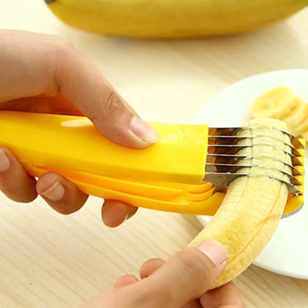 Banana Slicer Chopper Cutter Cucumber Vegetable Peeler Salad Home Tool Fruit Cucumber Vegetable Slicer kitchen Tools KC1011