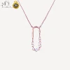 D01 Best selling products fashion rose gold custom diamond pendant chain jewelry women necklace