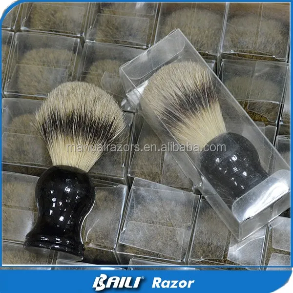 black pure badger shaving brush handle and knots manufacturers