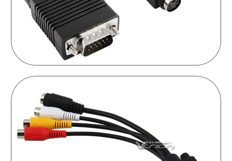 VGA SVGA to 3 RCA - ANKUX.COM