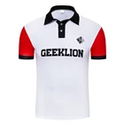 Geeklion Custom Outdoor Sportswear Breathable Polo Shirt Men's Summer Quick Short Sleeves T-Shirt