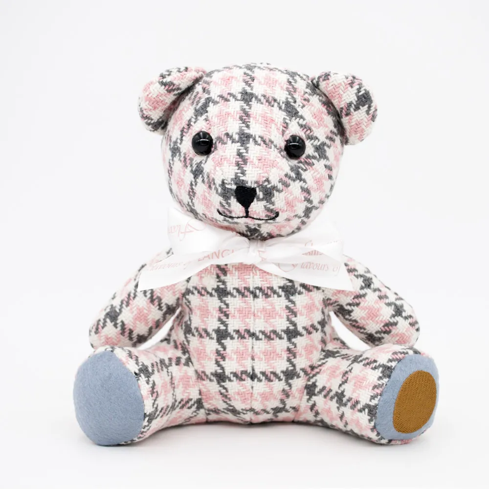 plush plaid teddy bear toy promotional gifts stuffed animal bear