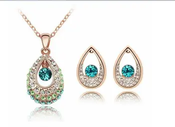 Perhiasan Set Buat Dengan Svarovski Anting perhiasan set buat dengan svarovski anting