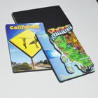 Handmade MDF custom die cut fridge magnet