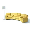 XJ-VIP-007 Genuine Leather 4 Seater Family Home Theater Cinema Recliner Sofa Furniture