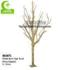 Ornamental decorative artificial bare trees using silver birch branches and trunks