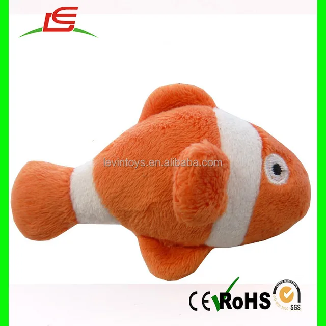 promotional gifts mini small plush animal stuffed clown fish for