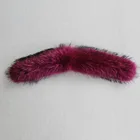 Good Factory Sale Black Real Fox fur Pelt for Coat Collar
