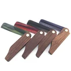 custom logo bulk natural personalized wood no static hair beard folding v comb