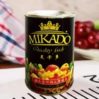 Chinese top quality canned mix fruit cocktail canned mixed fruit in syrup in pear juice