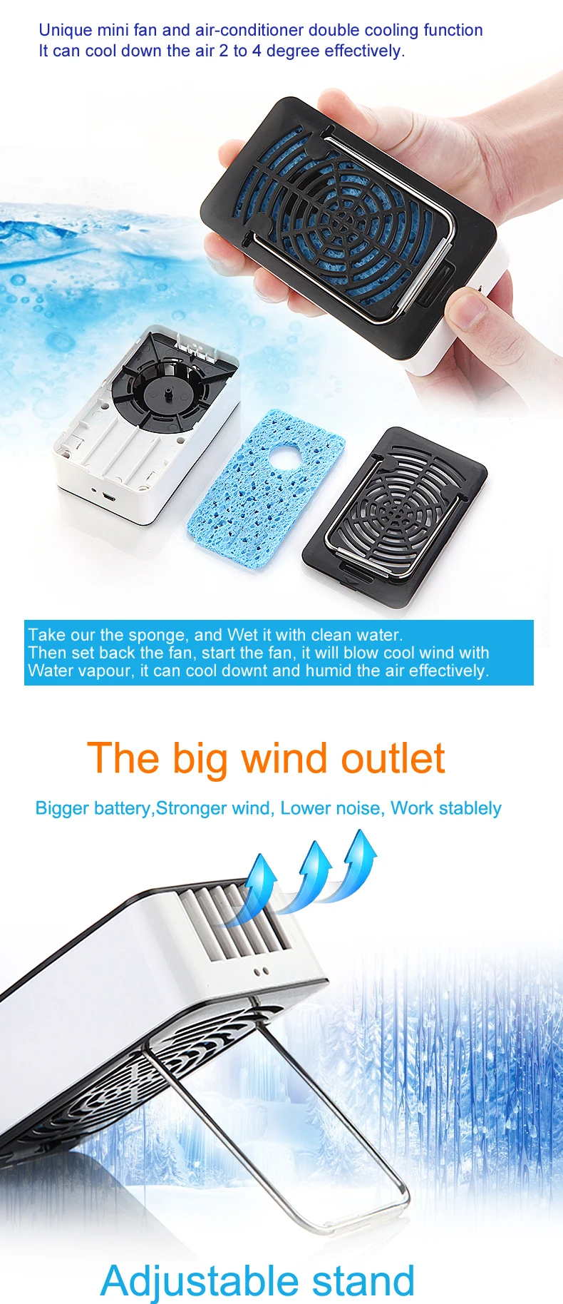 C mini fan, mini cooli fan