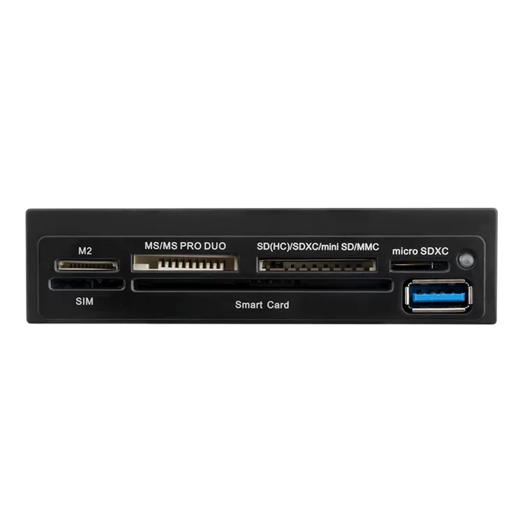 USB 3.0 multi slots 3.5 inch Internal sim Card Reader with UHS-II Support Secure Digital/smart card reader
