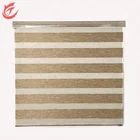 Semi blackout / 100% blackout roller blind automatic zebra shades for windows
