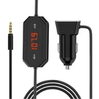 Wireless Handsfree fm transmitter for mp3/mp4 player with car charger shipping from Shenzhen