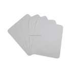 custom size plain light grey eyeglass lens cleaning cloth