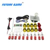 PS2/3 TV computer arcade game kit LED yellow button kit with micro switch