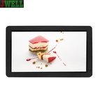 Wall mount capacitive touch screen 13 inch android lcd advertising player