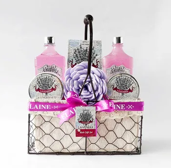 spa bath accessories shower gel body lotion bath salts gift set