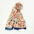 2019 women factory direct printing viscose cotton scarf