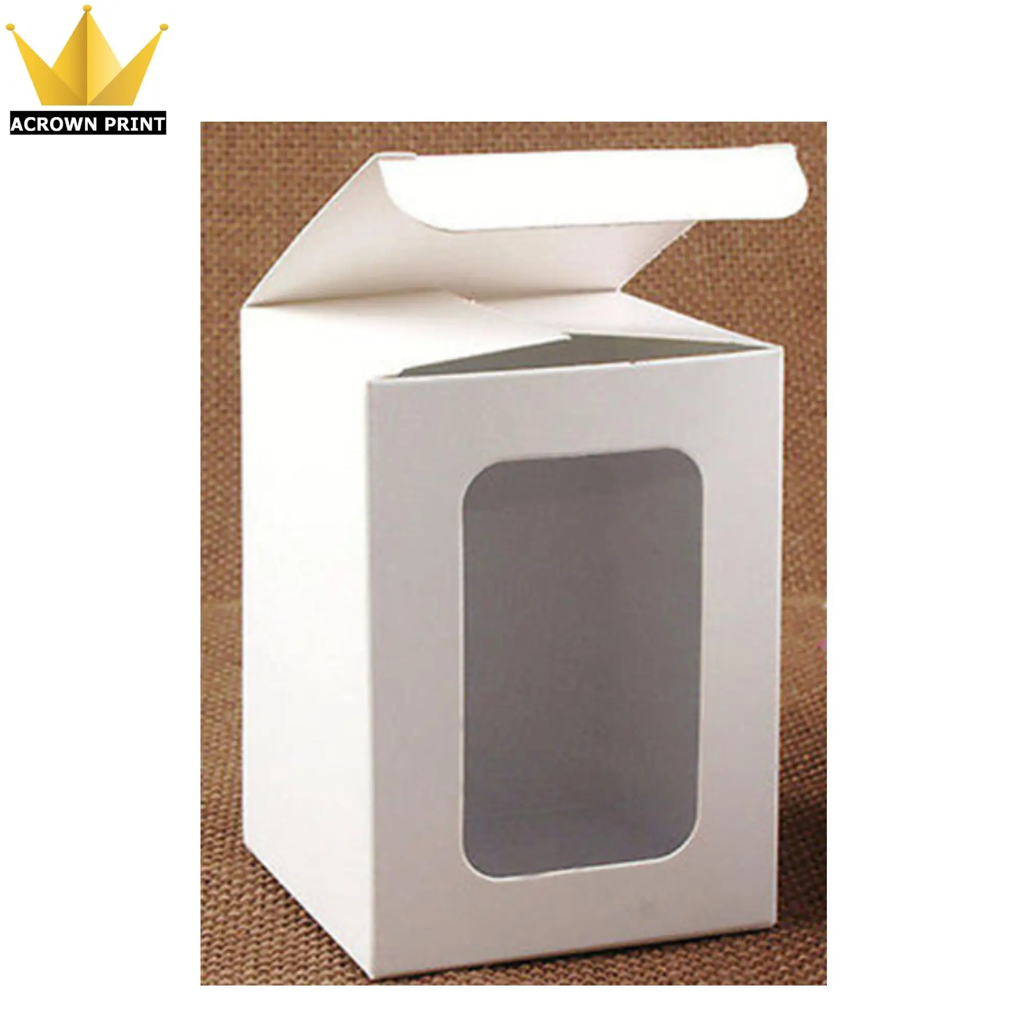 party gift box with window toys craft display boxes cardboard