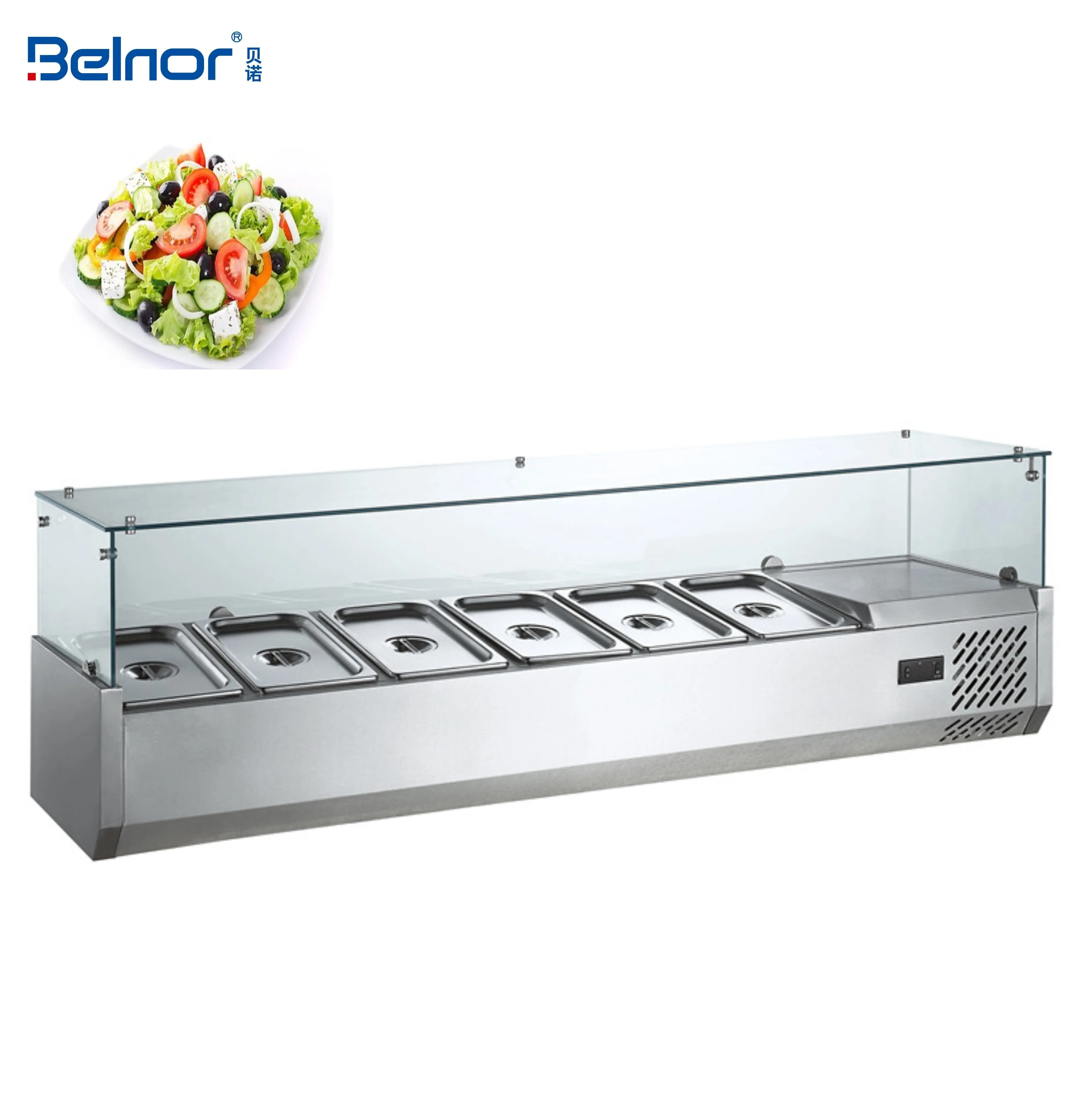 Restaurant Countertop Display Salad Bar Refrigerator On Sale Buy