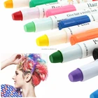 6pcs/set Temporary Changing Color Hair Dye Hair Chalk Pens