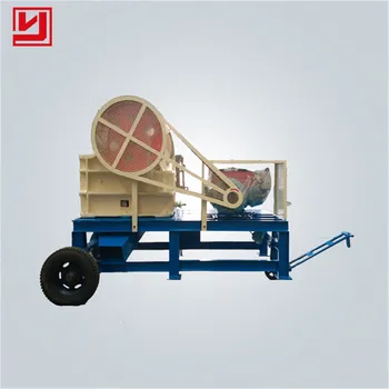 Newest Technology Diesel Engine pec250*400 Mobile Small Stone Rock Crusher Crushing Equipment For Plant