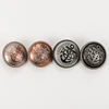 Custom individual logo design embossed anchor metal buttons anti copper sewing buttons for blazer