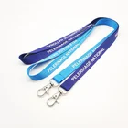 custom logo printed phone polyester printed sublimation lanyard custom lanyard
