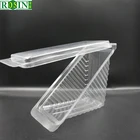 PET/PP disposable triangle transparent sandwich/cake plastic food container/box/packaging