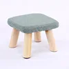 Hot selling home square small wooden stool