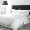 New design custom 5 star white hotel bed sheet