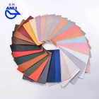 2018 popular animal pattern embossed ostrich textured PU/PVC leather for fashion bag and shoes 1.2mm 54"